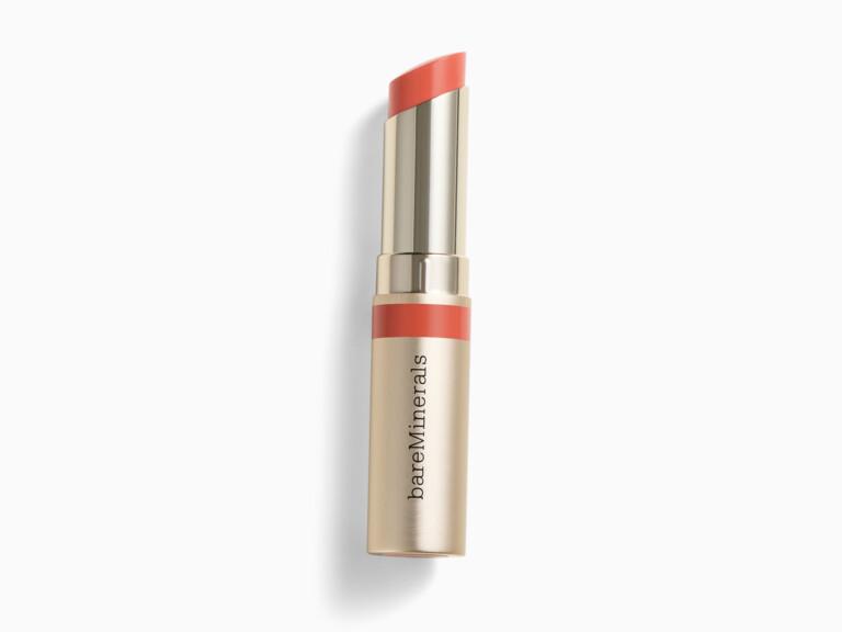 Bareminerals Dewy Lip Gloss-Balm in Strength (Soft Red)