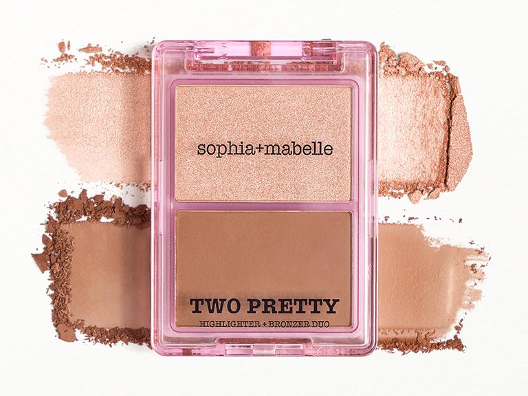 Sophia MabelleTwoPrettyHighlighter BronzerDuoinVolumeIIISWATCH