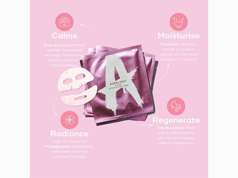 Resized Media/AECOLOGY FROSE INFUSION GEL MASK 4PK EDUCATIONAL