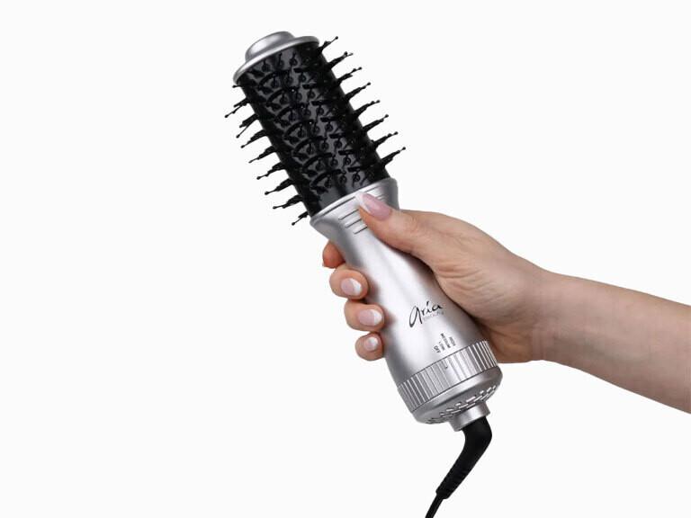Resized Media/ARIAHTL1073131 ARIA BEAUTY Mini Blowdry Brush In Silver