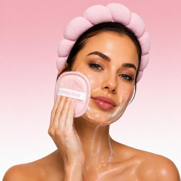 Resized Media/ATSKCLS2000003 ATTAIN SKINCARE PRETTY CLEAN PADS PINK FULL MODEL