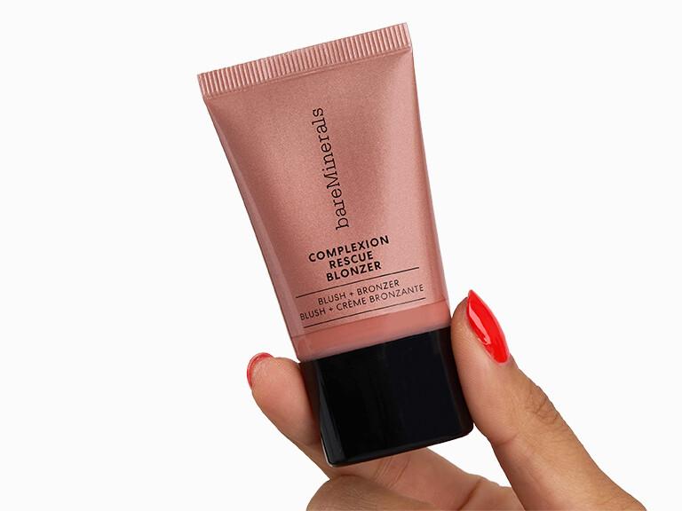 Resized Media/BAREMINERALSCOMPLEXIONRESCUEBLONZER LiquidBlushBronzer InHand InKissOfPink2004