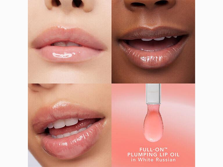 Resized Media/BUXOLIP2000009 BUXOM FULL ON PLUMPING GLOSSY LIP OIL WHITE RUSSIAN SWATCH