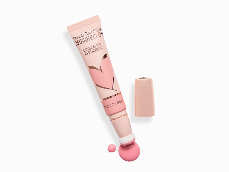 Resized Media/BeautyCreationsFlawlessStayLiquidBlushCheekedUpWands PinkyPromise PDP Swatch