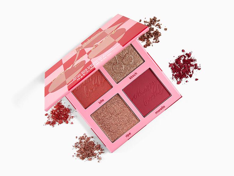 Resized Media/CIAT LONDONCherryBombBlushandHighlighterPalette InMediumDarkwithswatch