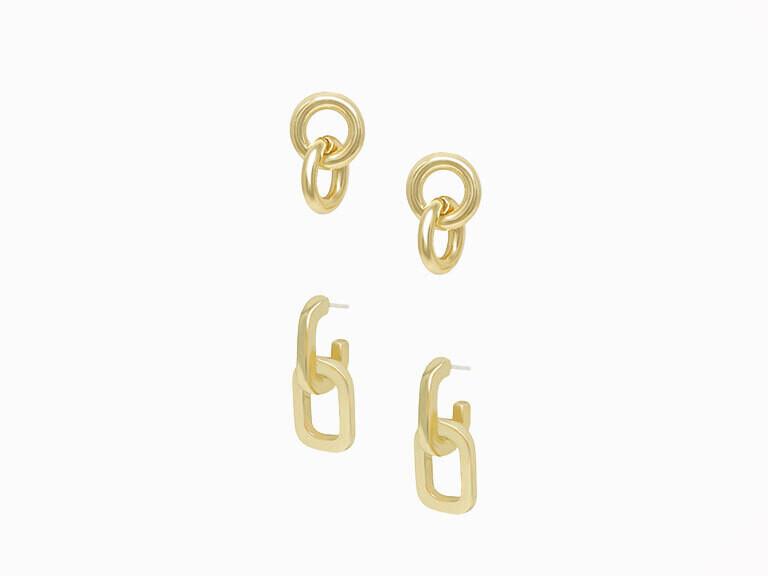 Resized Media/ETTKFAS1040371 ETTIKA Small Golden Link Earrings FULL
