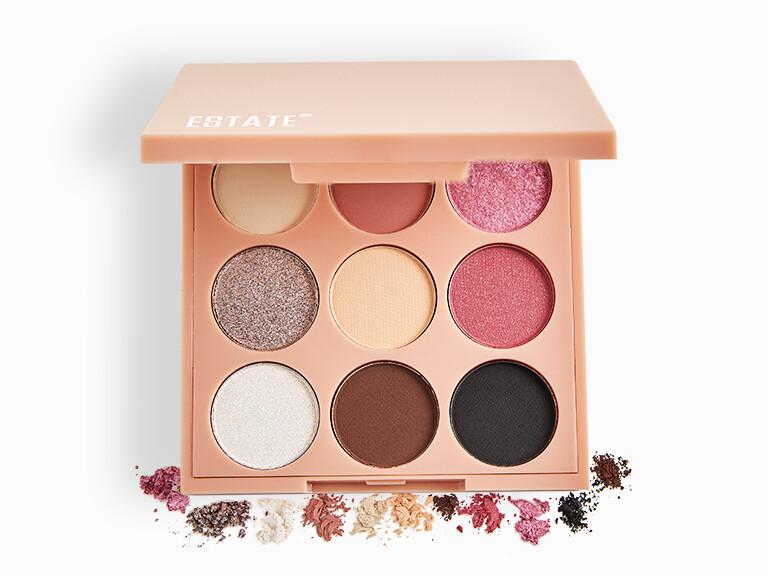 Resized Media/Estate9PanEyeshadowPalette Rose LidRendezvous 2016 Swatch
