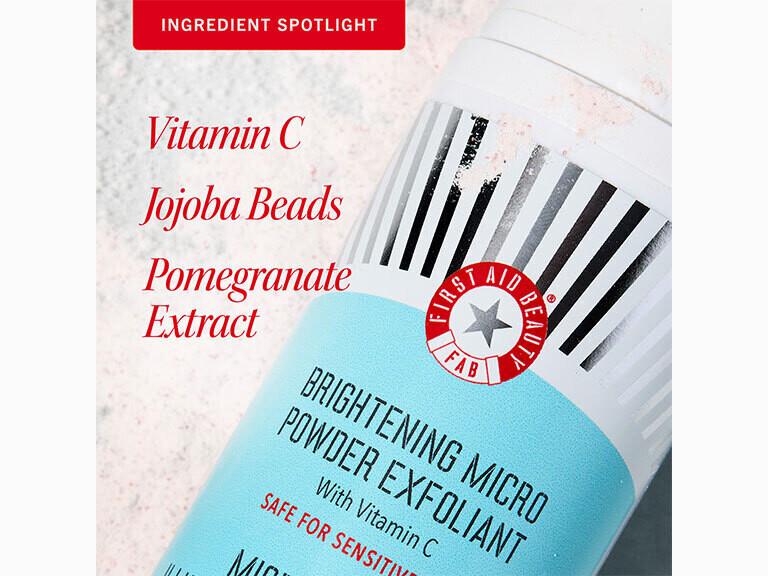 FIRST AID BEAUTY Brightening Micro Powder Exfoliant Duo