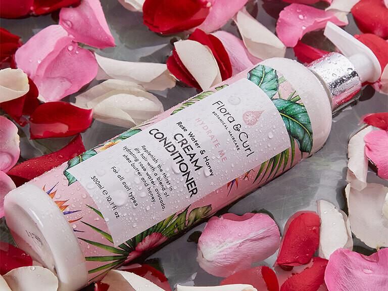 Resized Media/FLCUHCL1044180 FLORA CURL ROSE WATER 7 HONEY CREAM CONDITIONER FULL 2