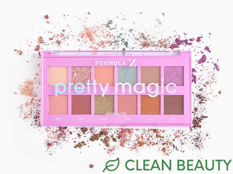 Resized Media/FORMULA Z Pretty Magic 12 Pan Eyeshadow Palette W Swatch 2802