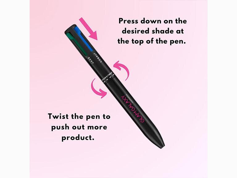 Resized Media/GLXYEYE1067766 Glam Galaxy Cosmetics 4 In 1 Eyeliner Pen Black Jade Cobalt Almond Full7