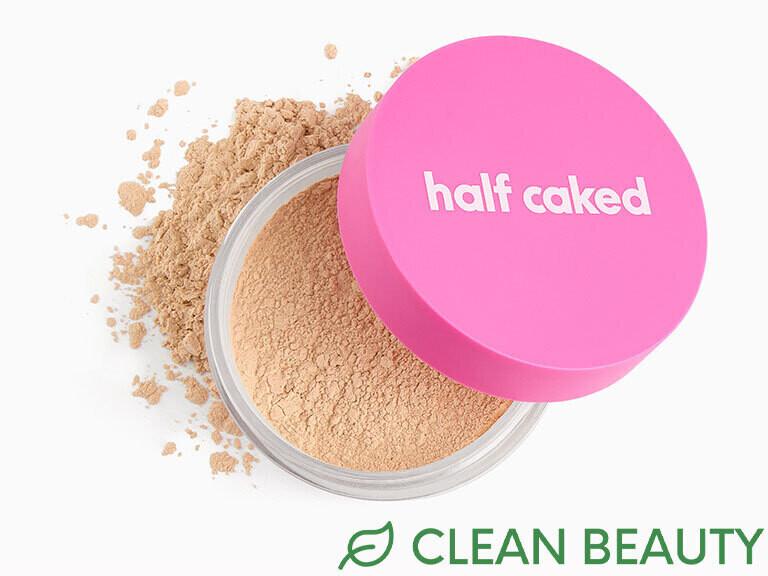 Resized Media/HALF CAKED Star Bright Loose Setting Powder BANANA W Swatch 2768