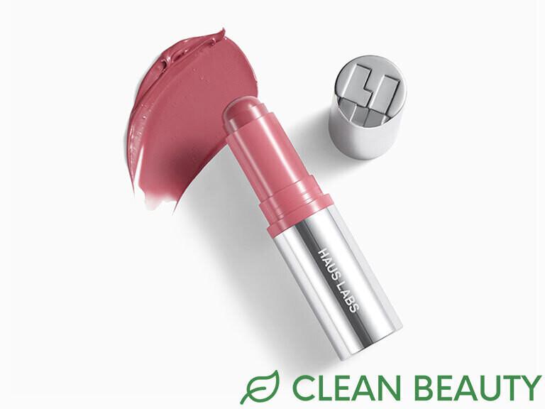 Resized Media/HAUSCHK1068616 102125 HAUS LABORATORIES Color Fuse Glassy Blush Balm Stick In Hibiscus 47091 Swatch