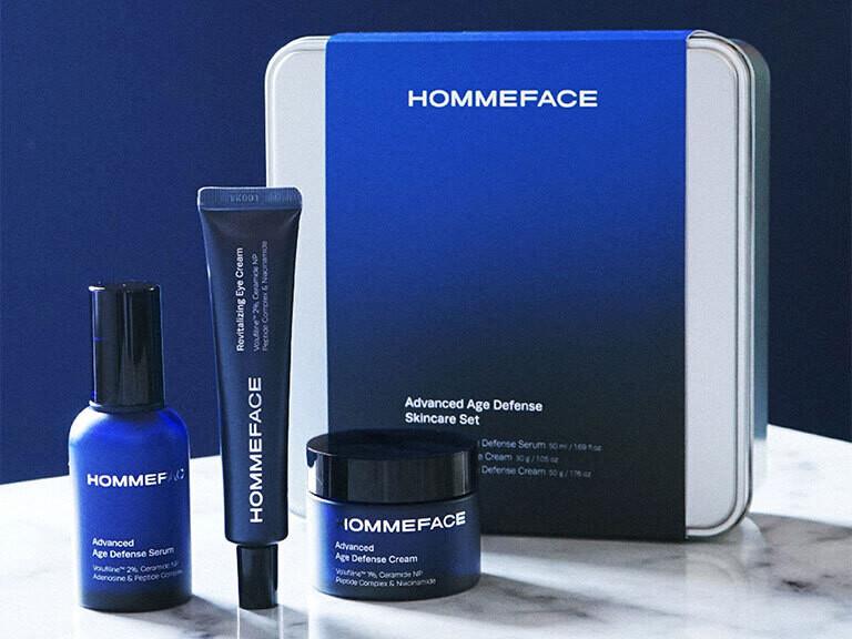 Resized Media/HOMMSKS2000001 HOMMEFACE Advanced Age Defense Skincare Set Full 3