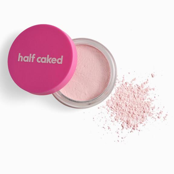 Resized Media/Half Caked Star Bright Loose Setting Powder In Pink Swatch