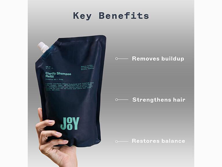 Resized Media/JOOYHCL1065721 JOOY CLARIFYSHAMPOO NOSHADE REFILL BENEFITS