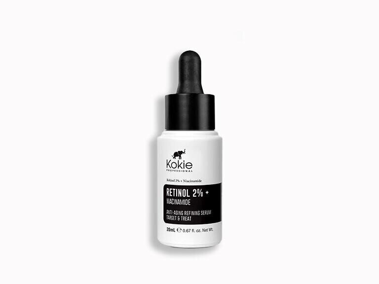 Resized Media/KOKITRT1065336 KOKIE RETINOL 2 NIACINAMIDE SERUM 3000X3000 Product Shot Full