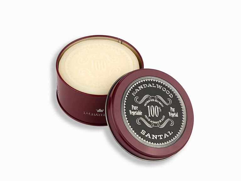 Resized Media/LACHCLS1066272 LA CHATELAINE SHAVE SOAP SANDALWOOD FULL