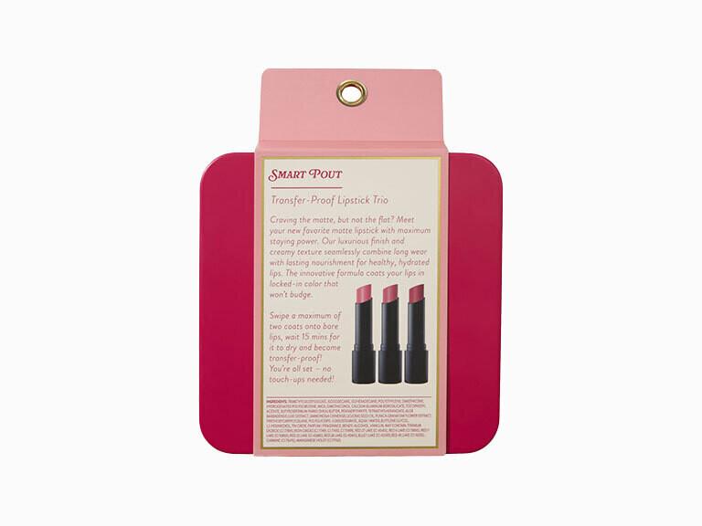 Resized Media/LG Smart Pout Transfer Proof Lipstick Trio Packaging Back Full