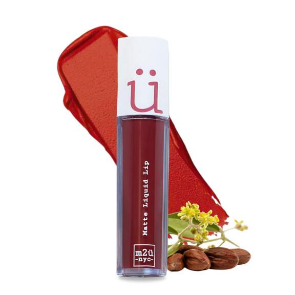 Resized Media/MTUNLIP2000003 M2UNYC Matte Liquid Lip Blood Full Swatch