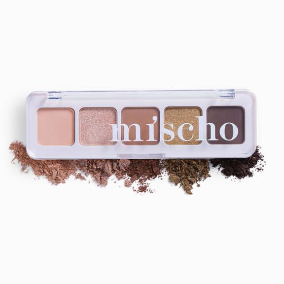 Resized Media/Mischo Beauty Mini Eyeshadow Palette 01 Swatch 2
