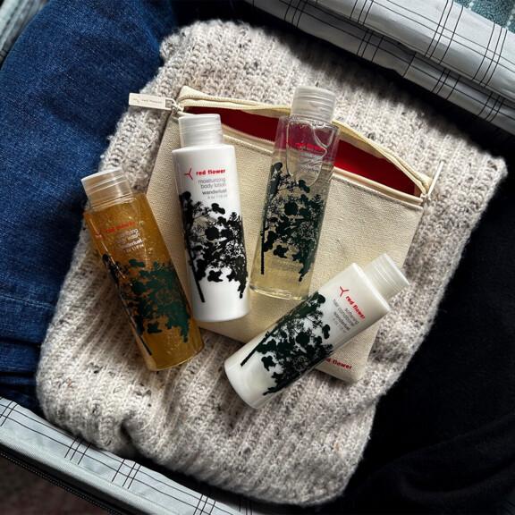 Resized Media/REDFBOD2000003 RED FLOWER WANDERLUST MOISTURIZING BODY LOTION TRAVEL LIFESTYLE