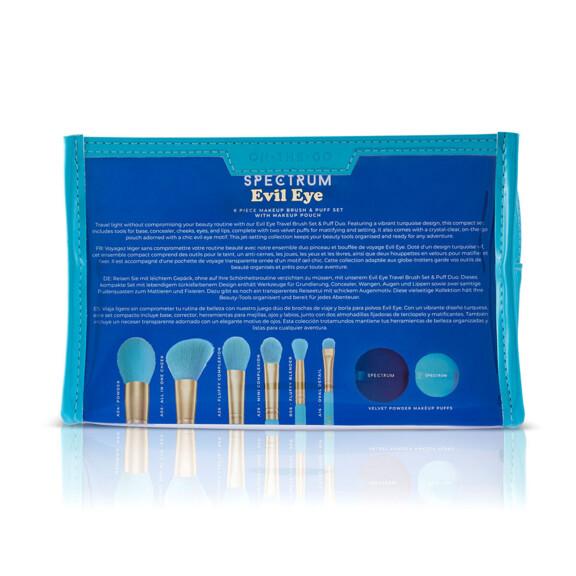 Resized Media/SPECATL2000010 SPECTRUMCOLLECTIONS EVILEYEJETSETTERTRAVELMAKEUPBRUSHSET TRAVEL BACK
