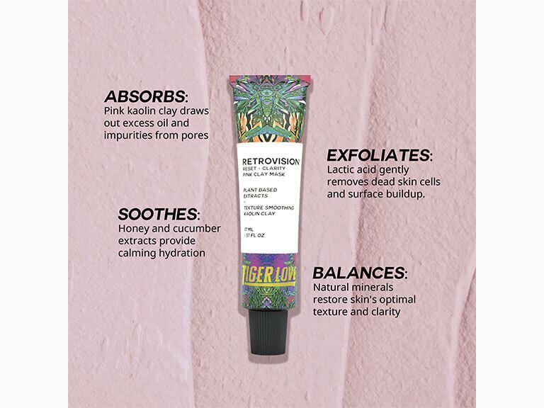 Resized Media/TIGRTRT1073879 Tigerlove Retrovision ResetClarityPinkClayMask Sample PO028017 EducationalShot