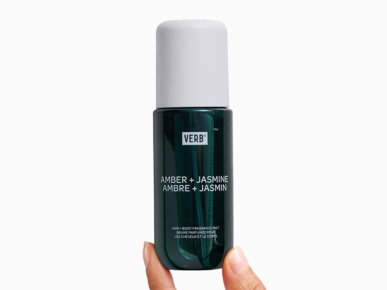 Resized Media/VERBAmber JasmineHairandBodyFragranceMistIn HandImage