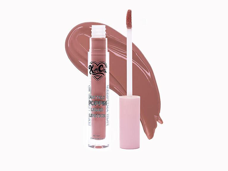 Resized Media/addl1 KIMCLIP1041653 Kimchi Chic Beauty Mattely Poppin Liquid Lipstick Exposed Full