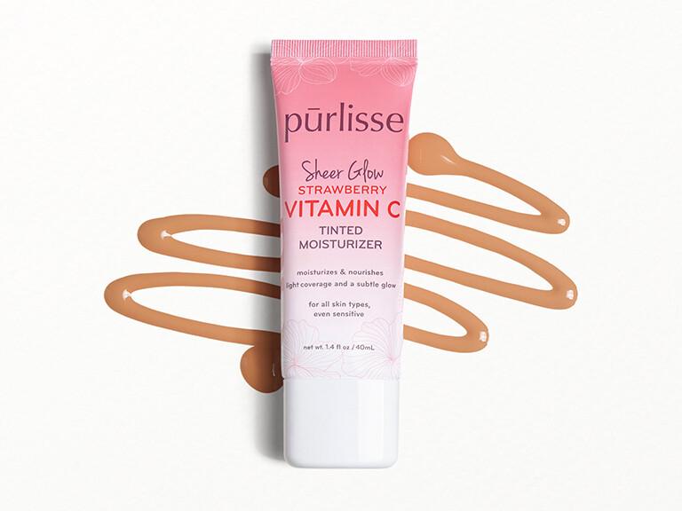 Resized Media/purlissesheerglowstrawberryvitaminctintedmoisturizerswatchinshadeTan